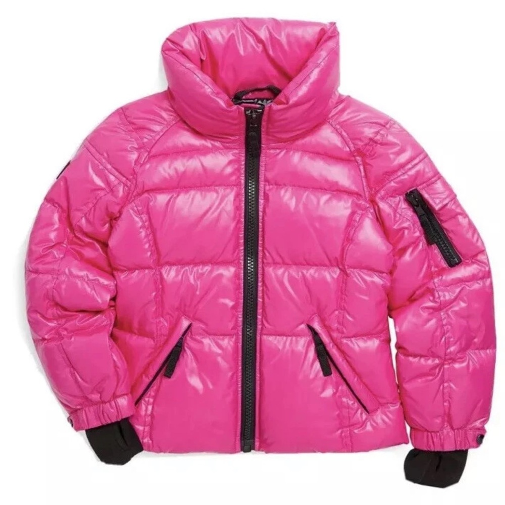 Bright Pink SAM Puffer Jacket girls size 14